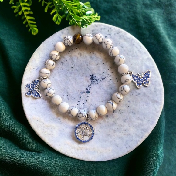 Handcrafted tree of life charm bracelet - Picture 2 of 5